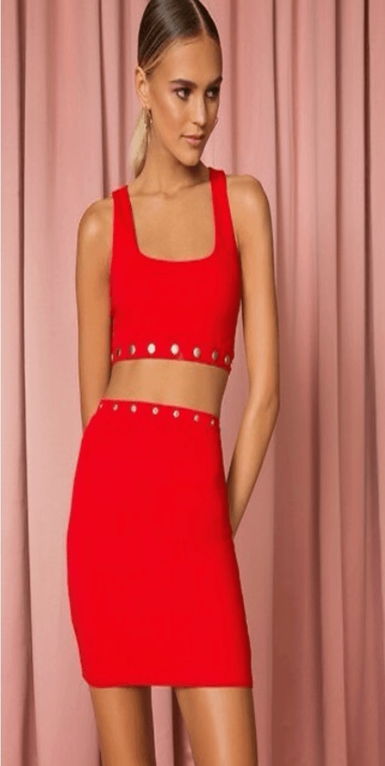 Superdown Gabby Snap Convertible Mini Dress